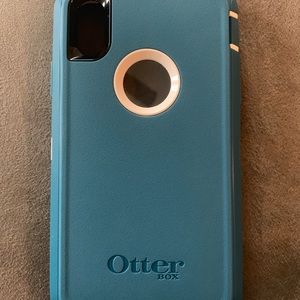 Blue Otterbox Defender Case for iPhone XR